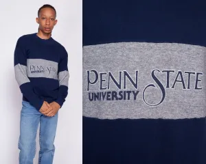 80s Penn State University Sweatshirt - Men's Large