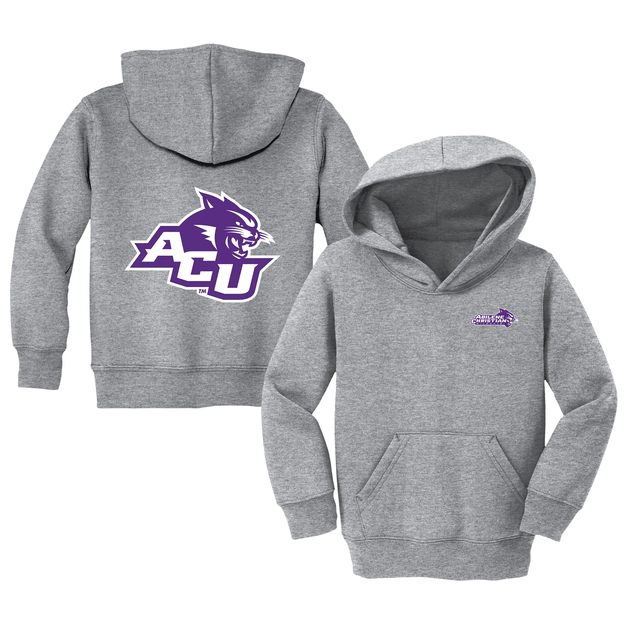 Abilene Christian University Wildcats Logo Toddler Pullover Sweatshirt