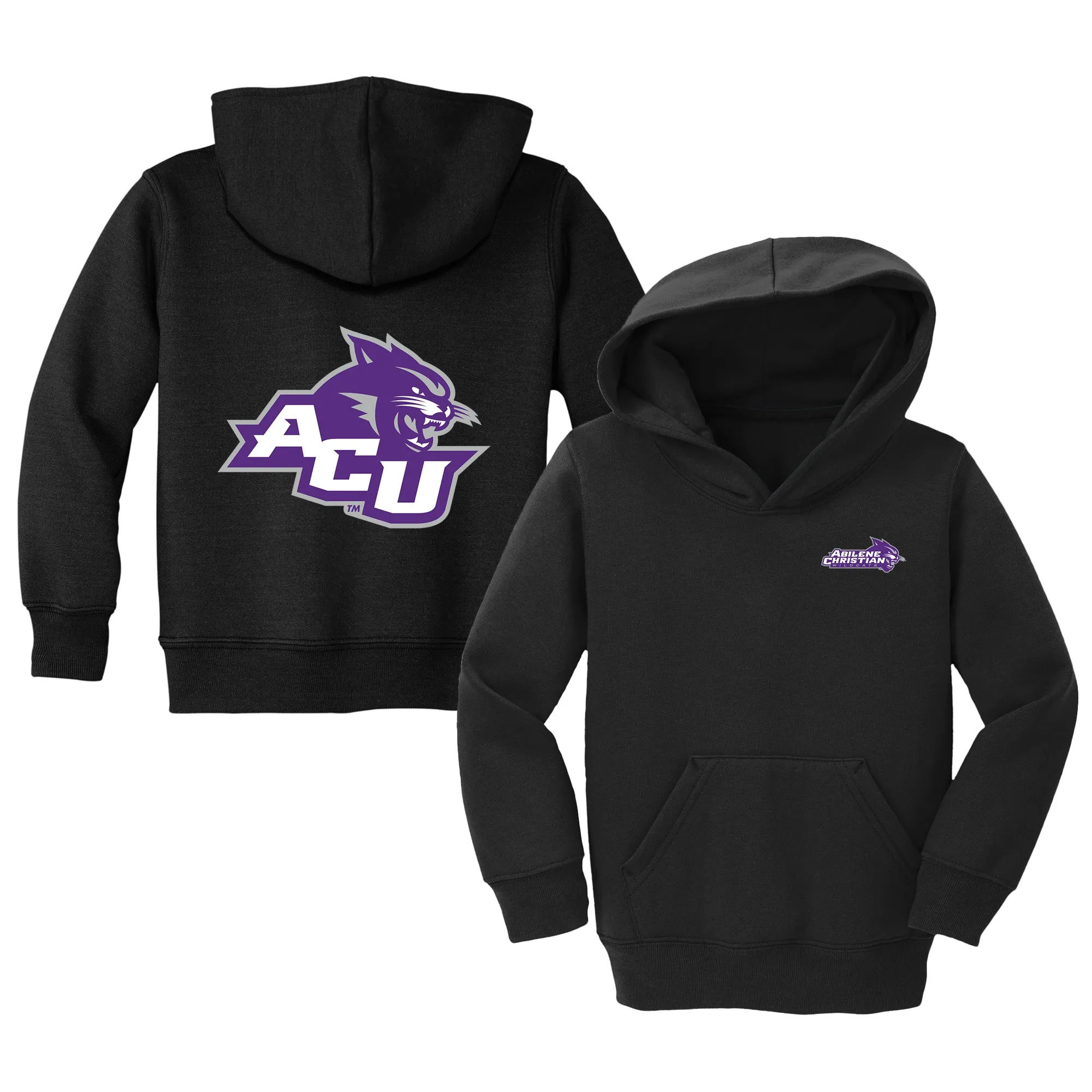 Abilene Christian University Wildcats Logo Toddler Pullover Sweatshirt