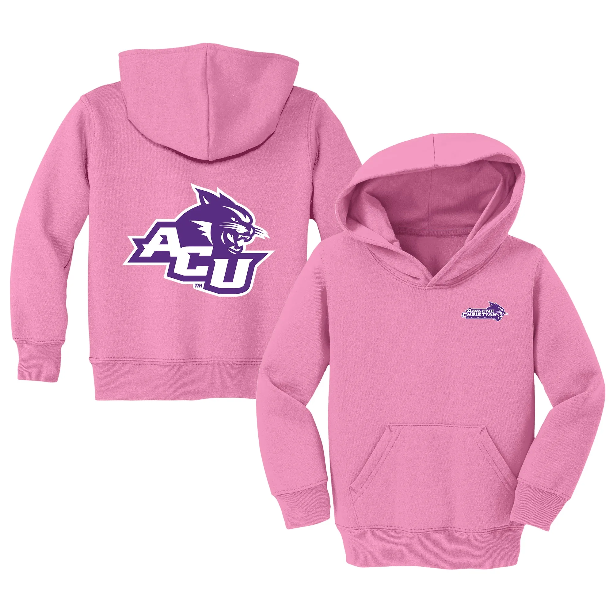 Abilene Christian University Wildcats Logo Toddler Pullover Sweatshirt