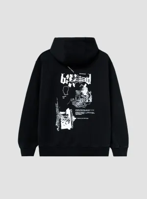 Acid Hooded Sweatshirt Black