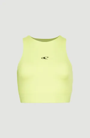 Active Cropped Sports Top | Sunny Lime