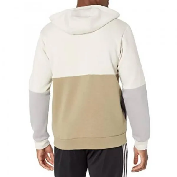 adidas - Men - Essentials Colorblock Full-Zip Hoodie - Alumina/Grey