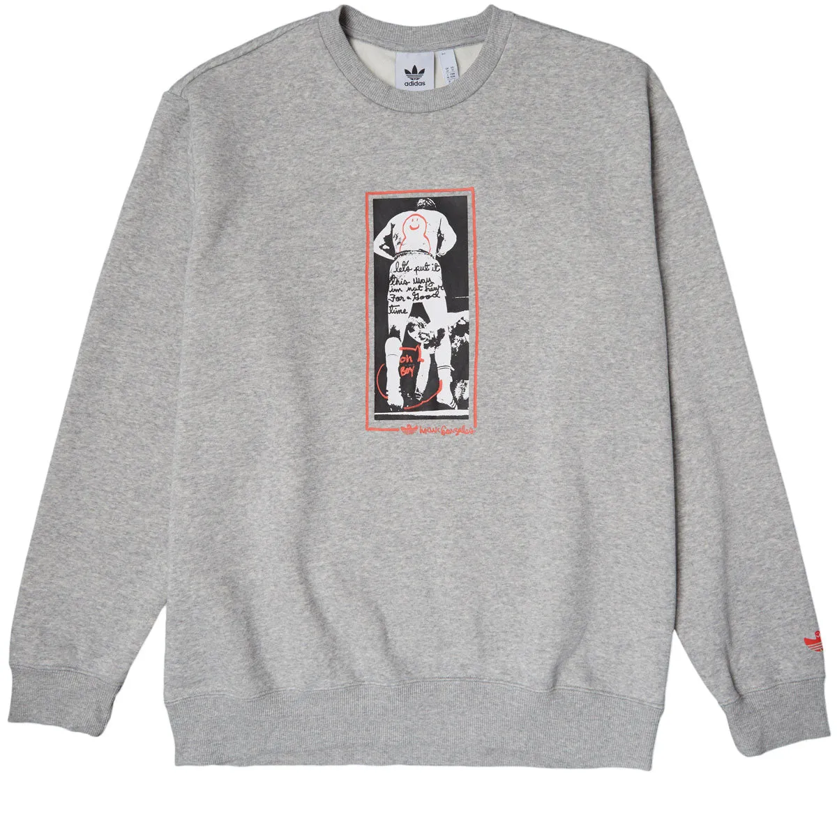 Adidas Shmoofoil Olympic Crewneck Sweatshirt Grey