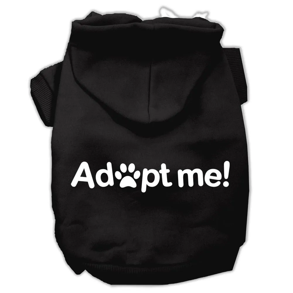 Adopt Me Screen Print Pet Hoodies Black Size Sm (10)