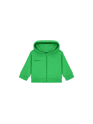 Baby 365 Midweight Zip Up Hoodie—jade green