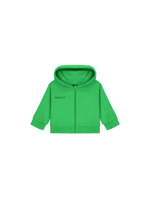 Baby 365 Midweight Zip Up Hoodie—jade green