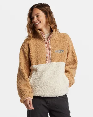 Billabong Horizon Mock Neck Sweatshirt - WET SAND