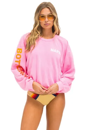 BOTTLEROCK 2024 CREW SWEATSHIRT RELAXED - NEON PINK