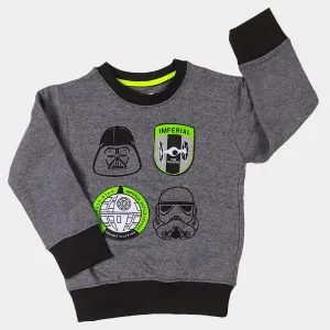 Boys Character Sweatshirt - Charcoal