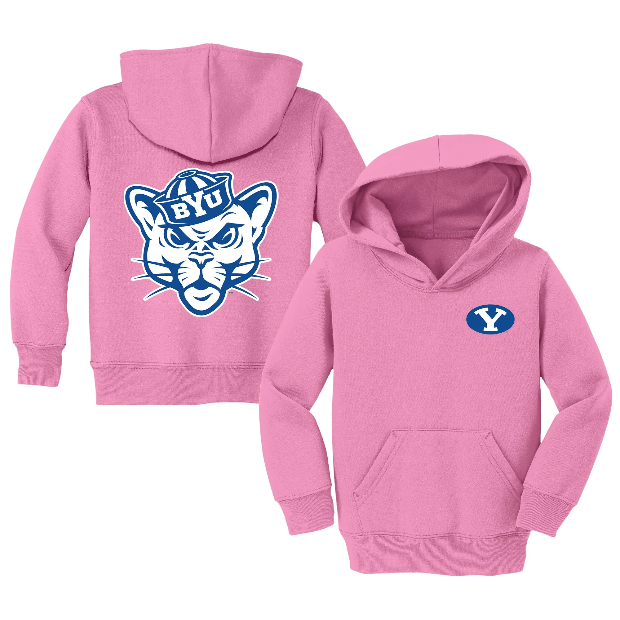 Brigham Young Cougars Logo Toddler Pullover Sweatshirt