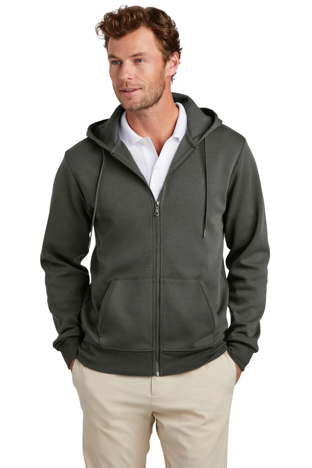 Brooks Brothers Double-Knit Full-Zip Hoodie