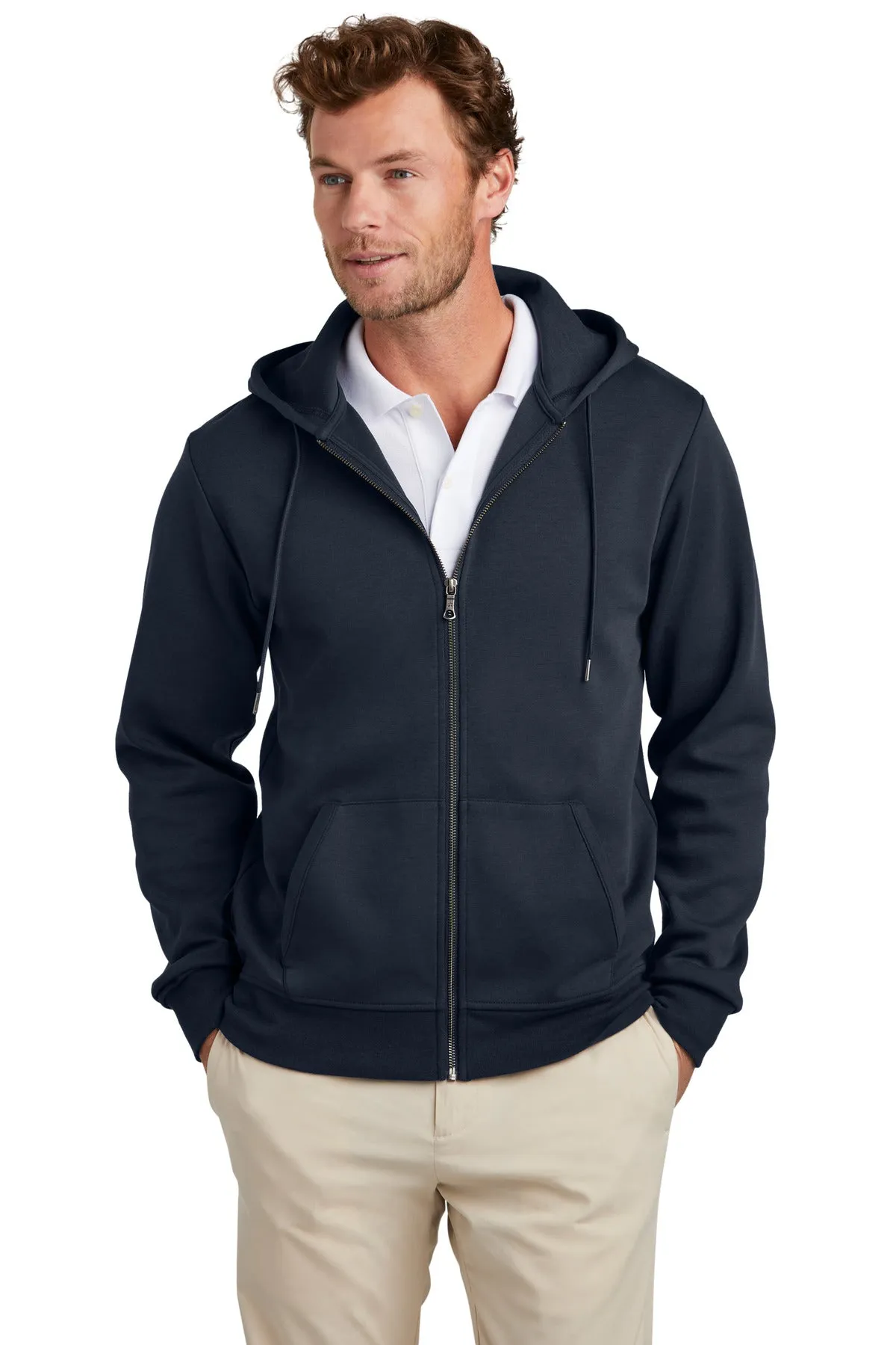 Brooks Brothers Double-Knit Full-Zip Hoodie