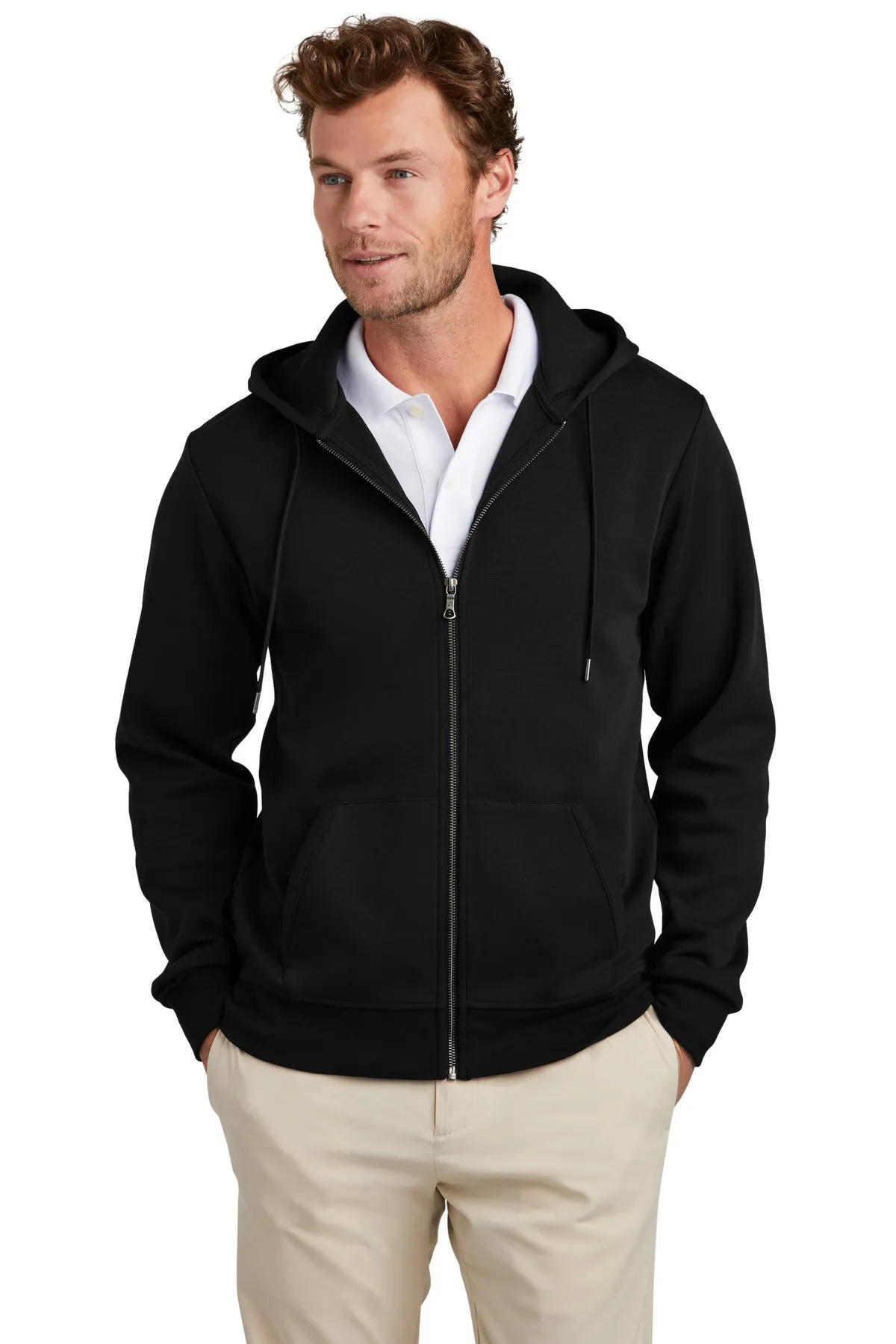 Brooks Brothers Double-Knit Full-Zip Hoodie