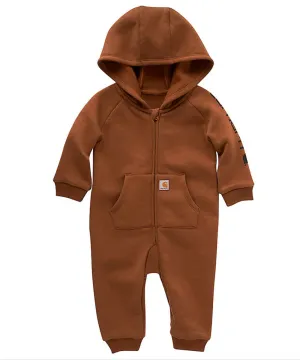 Carhartt Infant Long Sleeve Zip Front Coverall - Carhartt Brown