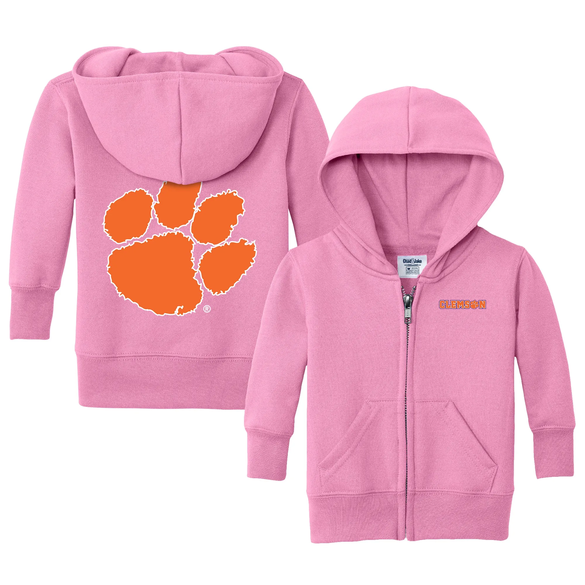 Clemson Tigers Logo Infant Full-Zip Sweatshirt