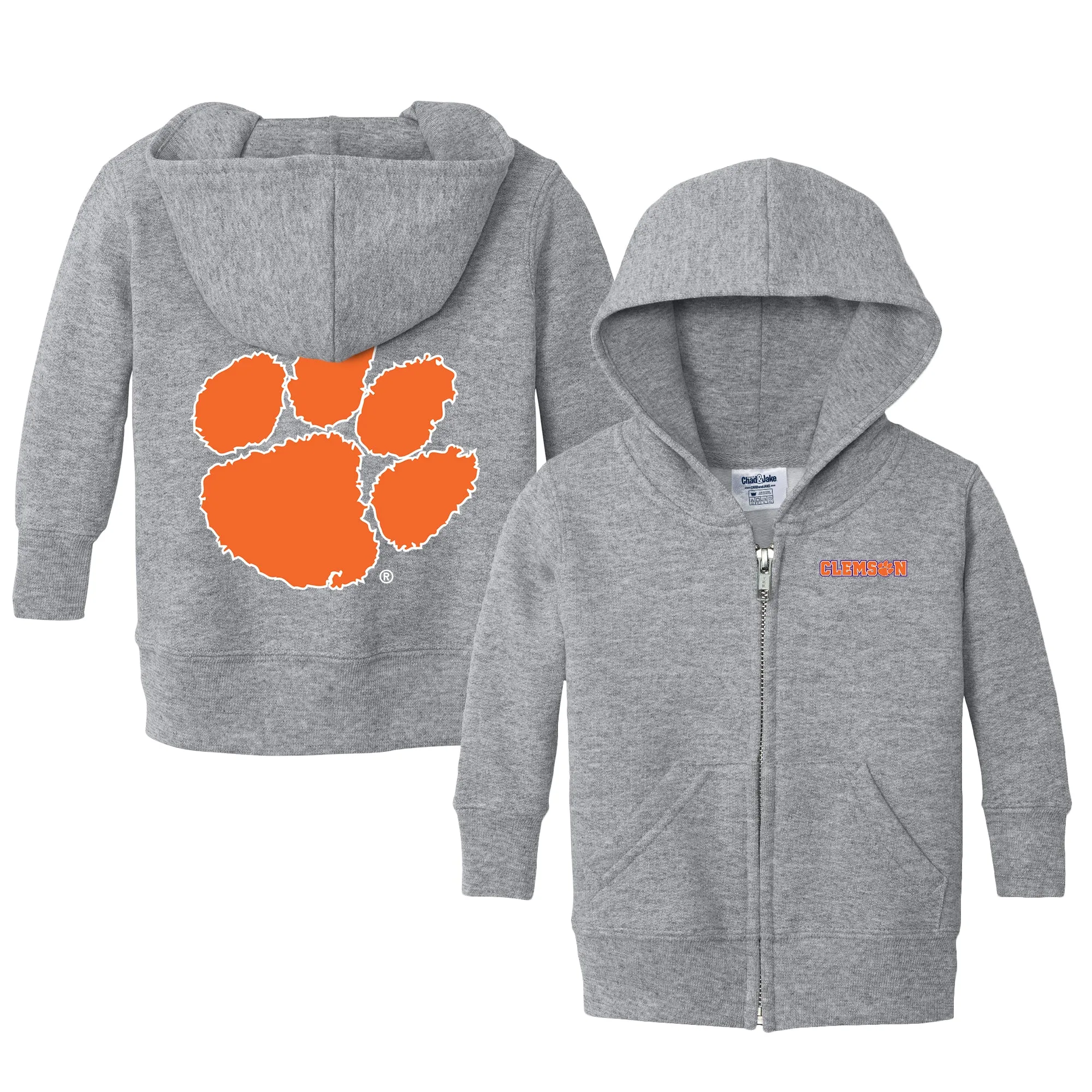 Clemson Tigers Logo Infant Full-Zip Sweatshirt