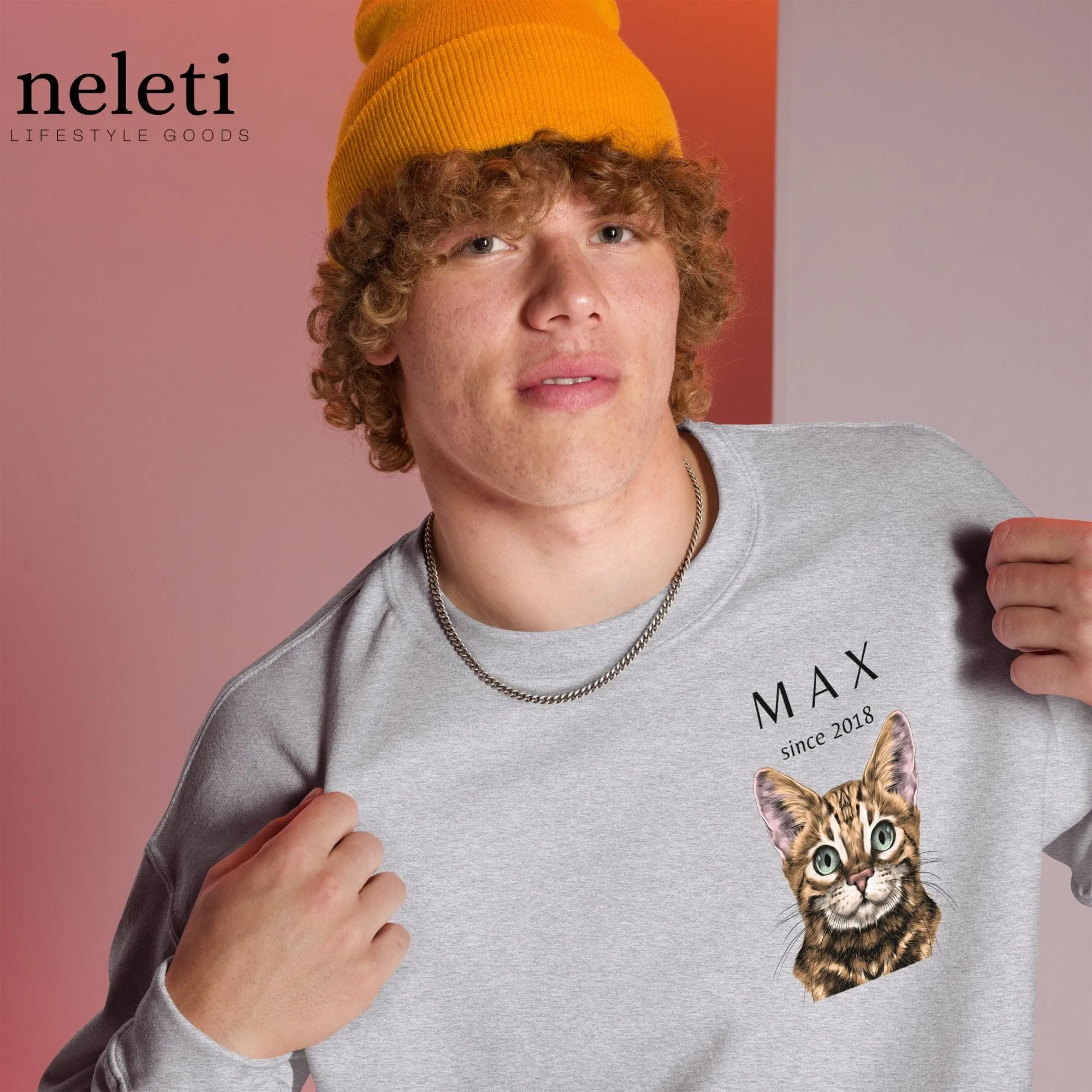 Custom Sweatshirts for Cat Lovers at Neleti.com - Personalized Cat Breed Design