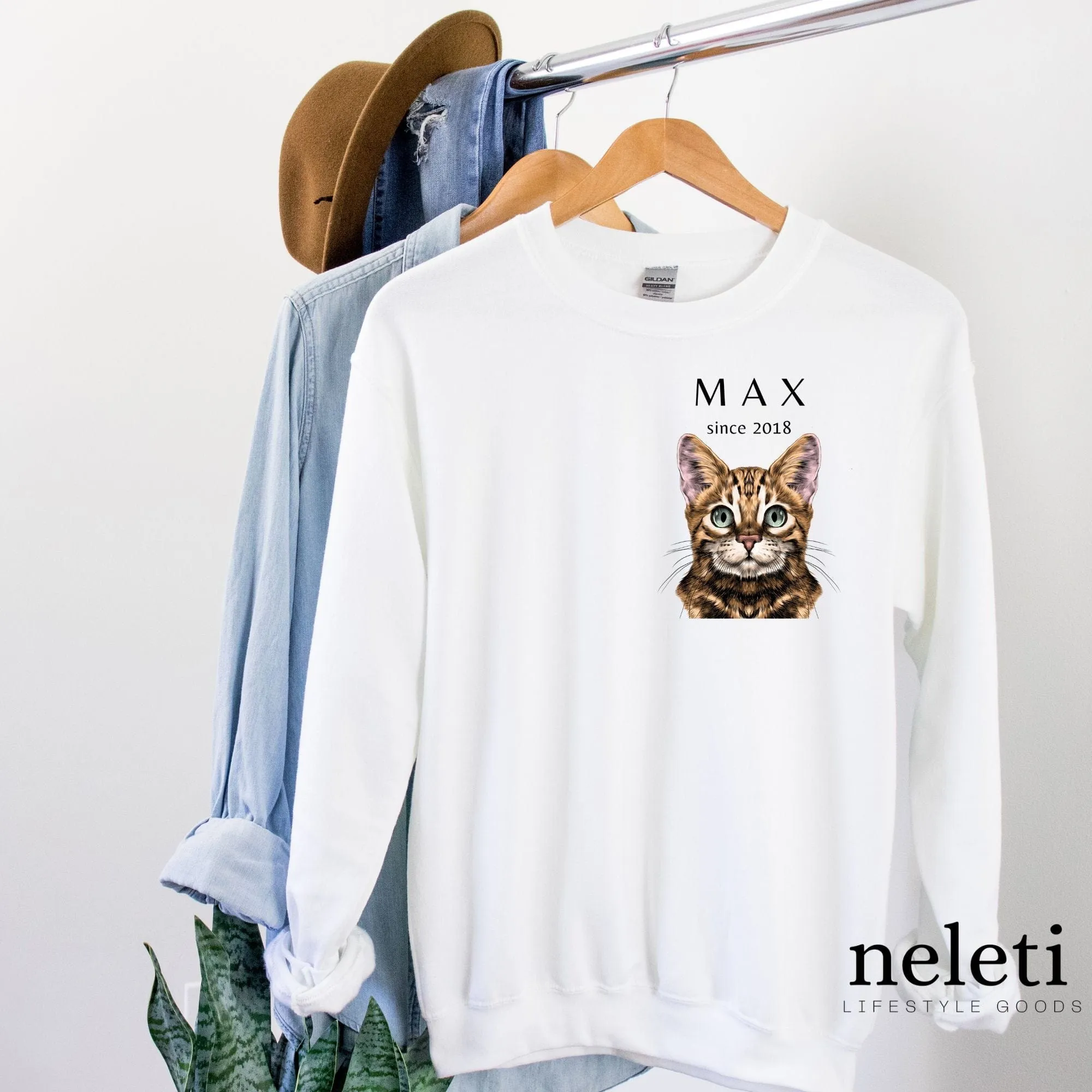 Custom Sweatshirts for Cat Lovers at Neleti.com - Personalized Cat Breed Design