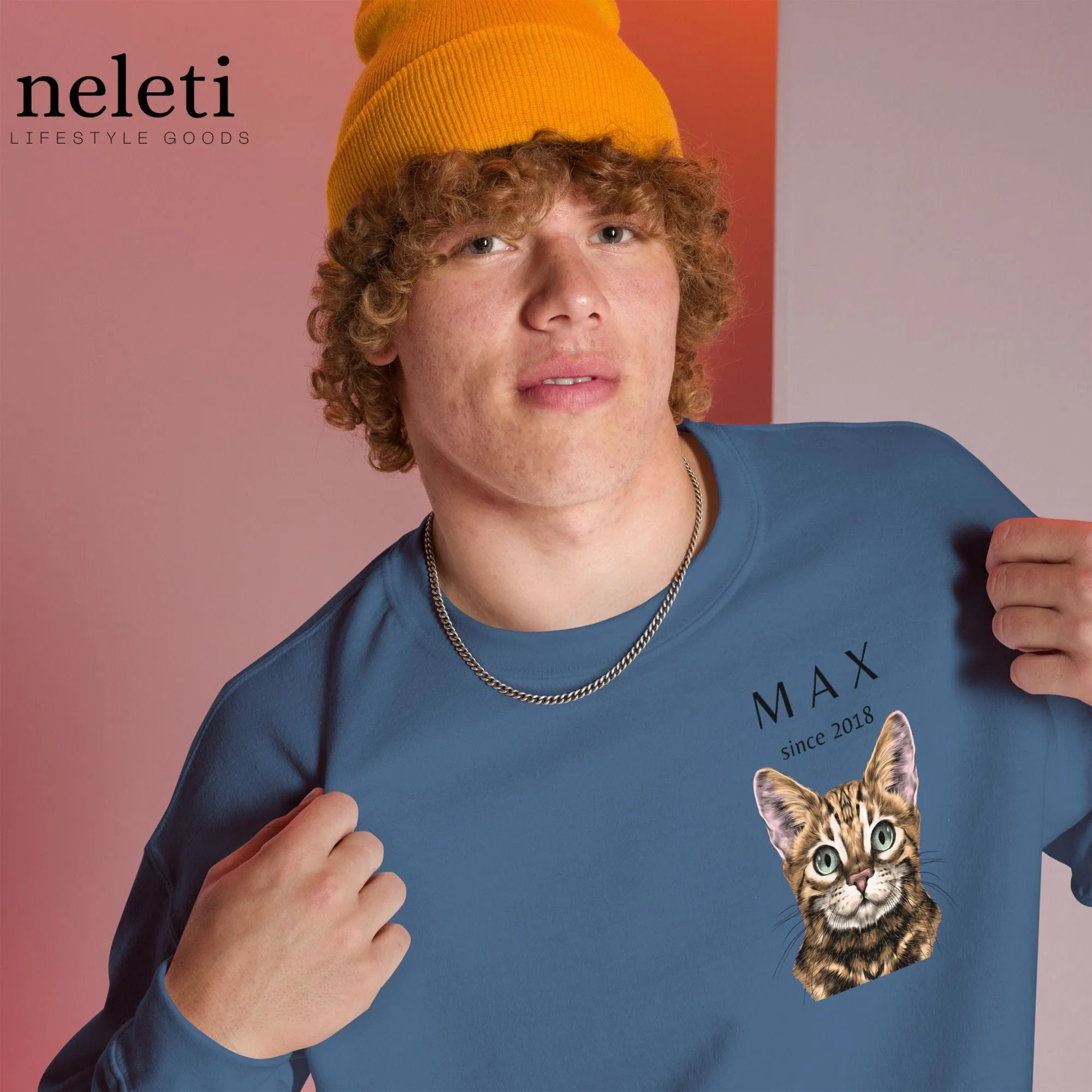 Custom Sweatshirts for Cat Lovers at Neleti.com - Personalized Cat Breed Design