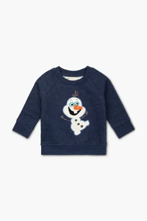 Embroidered Crewneck Sweatshirt_Disney's Frozen Olaf