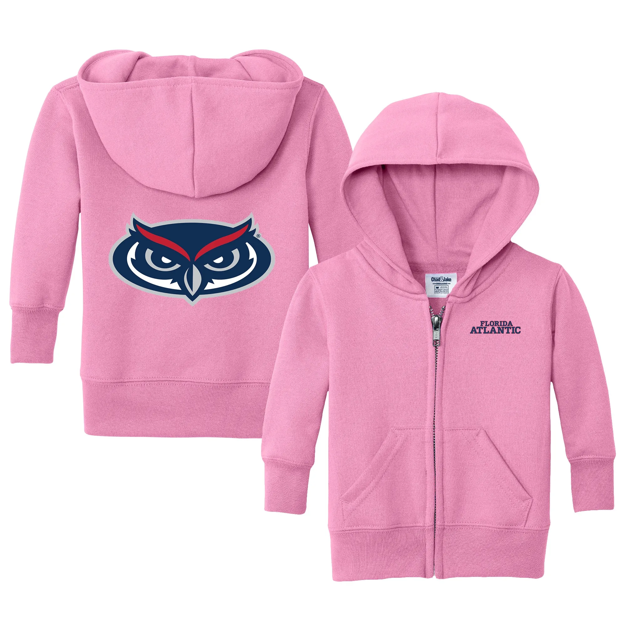 FAU Owls Logo Infant Full-Zip Sweatshirt