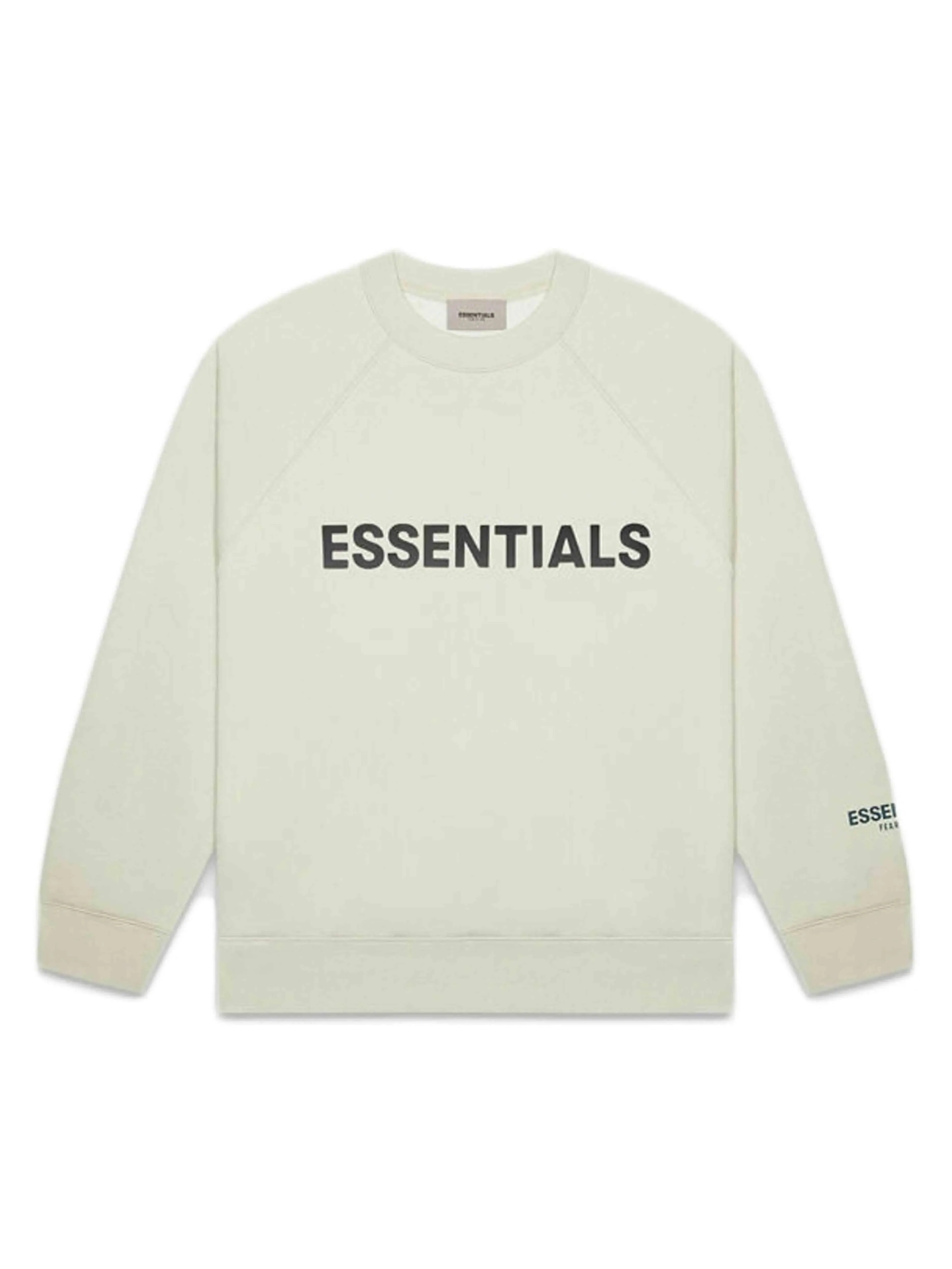 Fear Of God Essentials 3D Silicon Applique Crewneck Sage [FW20]