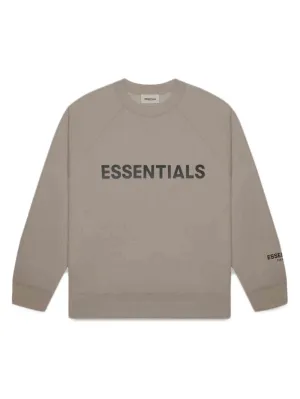 Fear Of God Essentials Applique Logo Crewneck Taupe [FW20]