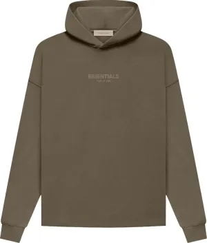 Fear of God Essentials Relaxed Hoodie 'Wood', brown