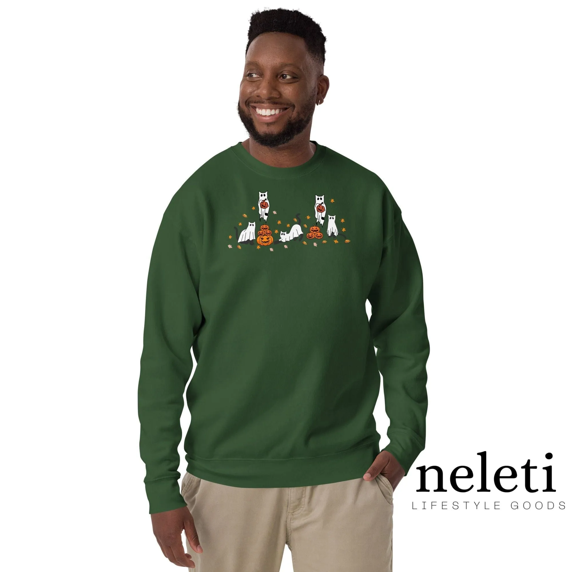 Halloween Sweatshirts: Premium Cat Lover's Edition