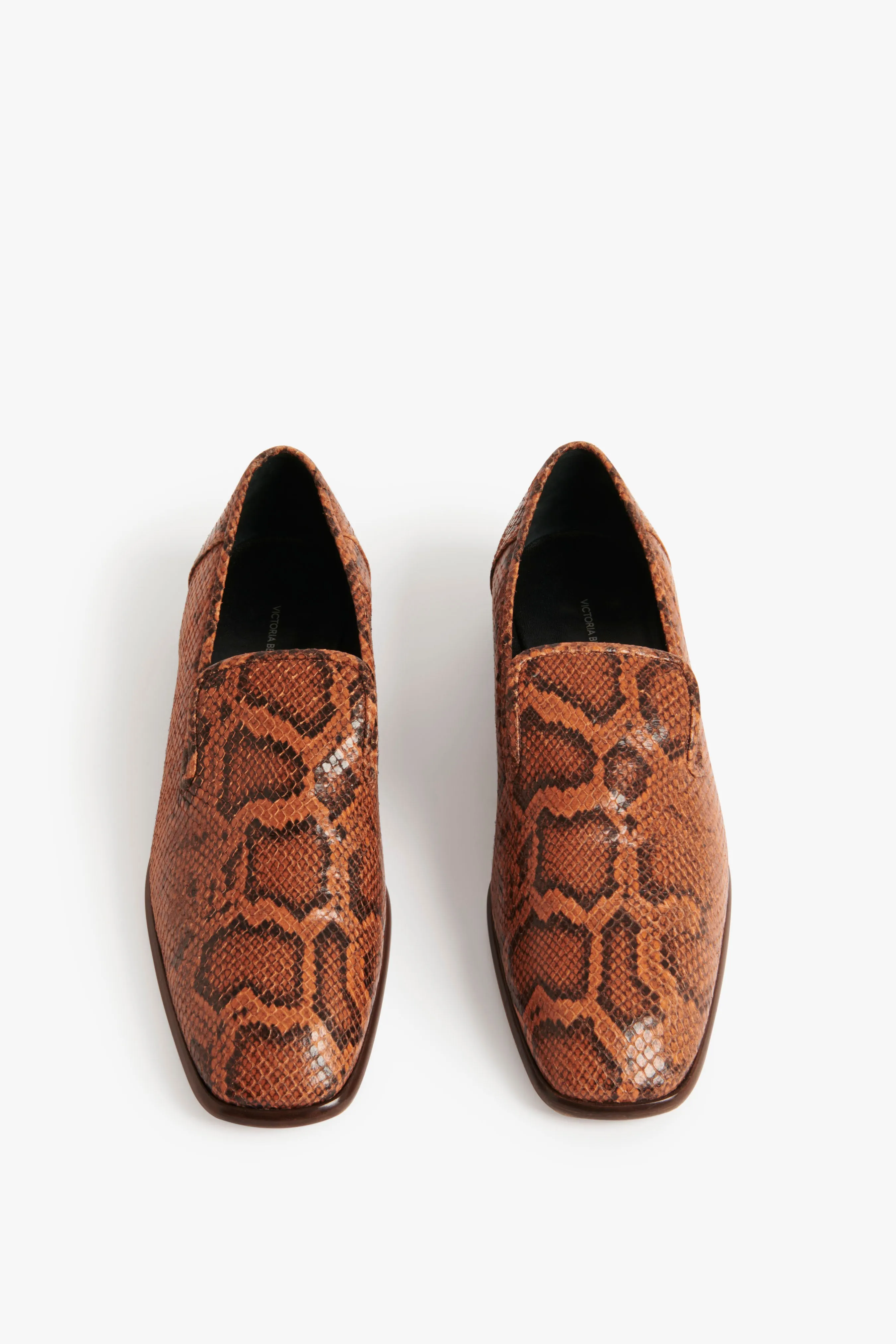 Hanna Loafer in Copper Snake Print