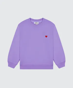 Heart Crewneck - Lavender