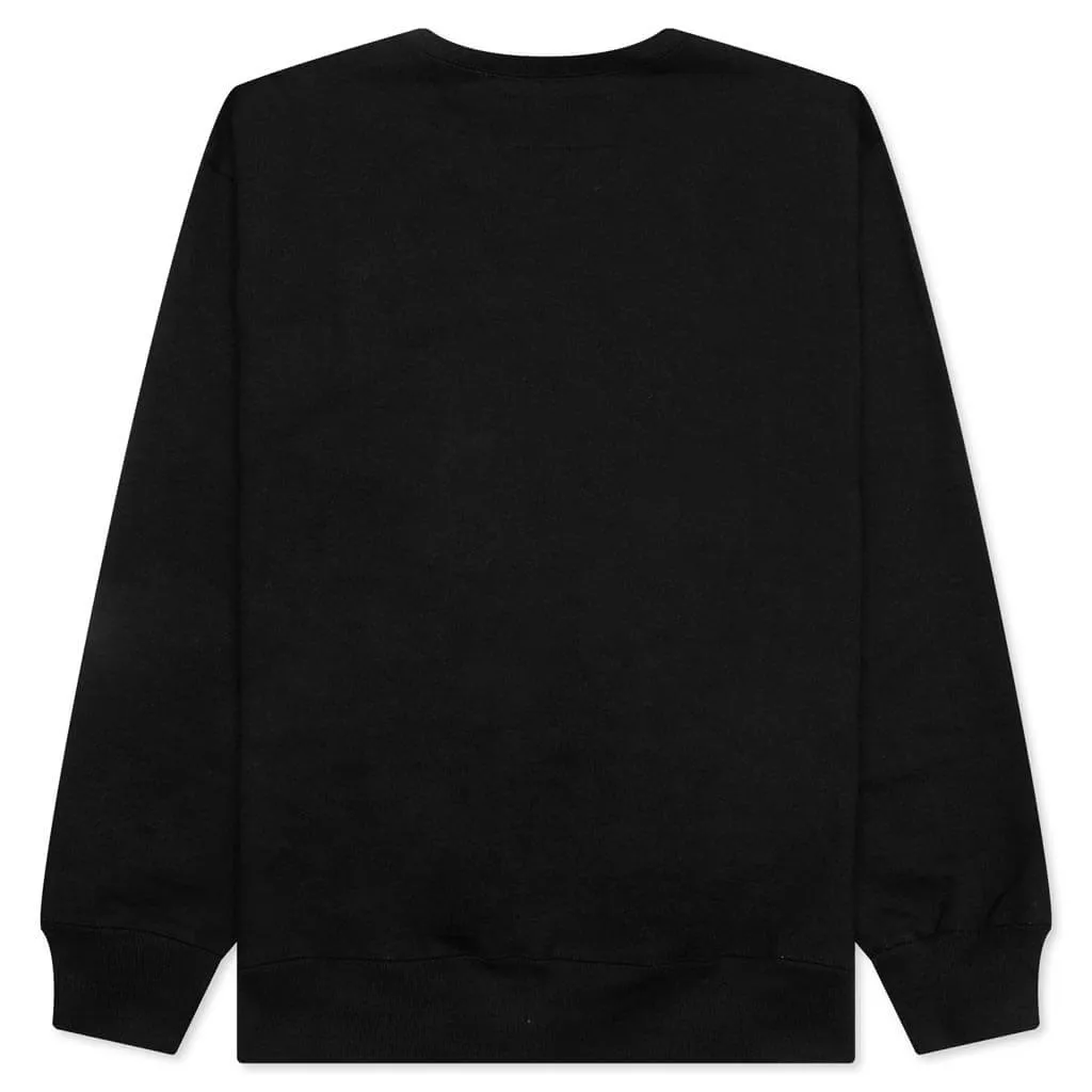 Heavy Weight Crewneck Type-2 Sweatshirt - Black