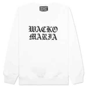 Heavy Weight Crewneck Type-2 Sweatshirt - White