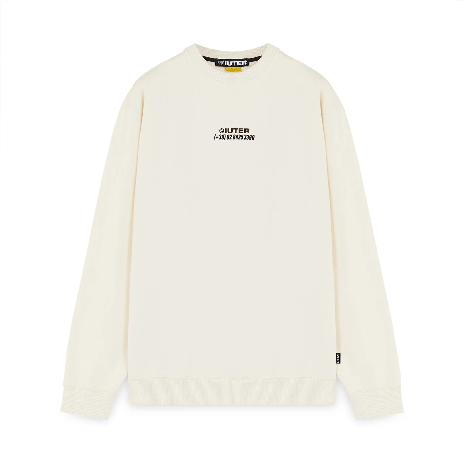 HORSES CREWNECK DUSTY WHITE