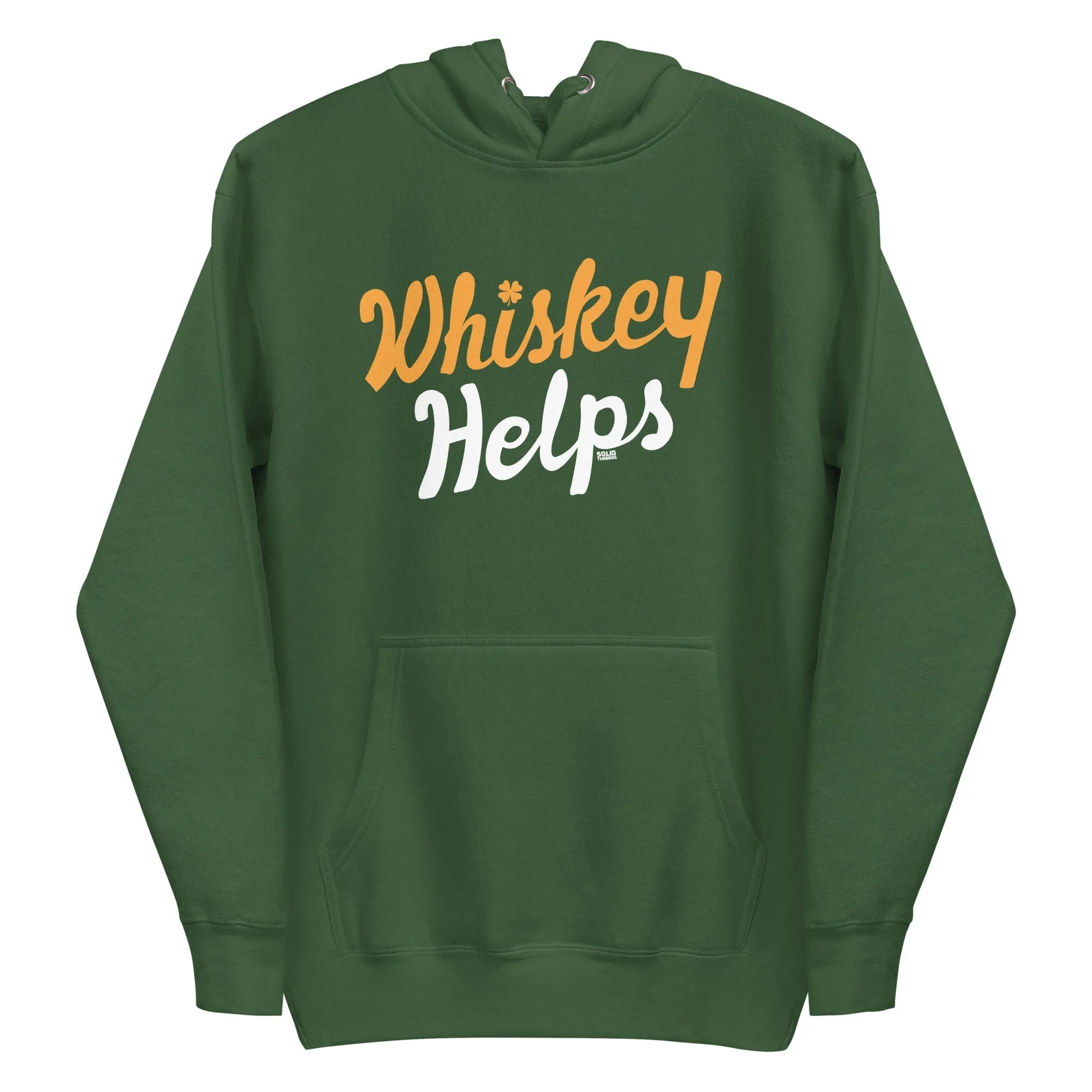 Irish Whiskey Helps Classic Fleece Pullover Hoodie