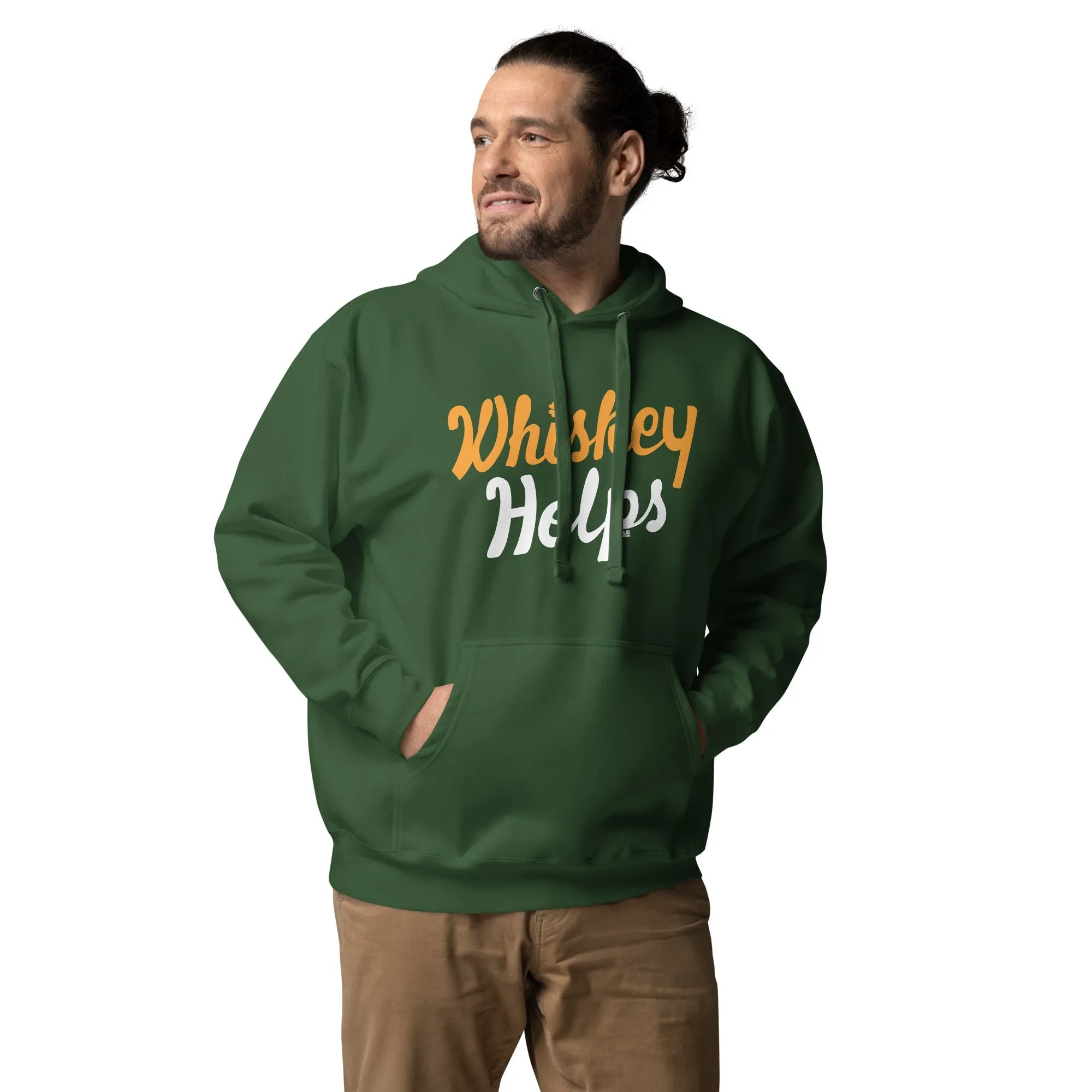 Irish Whiskey Helps Classic Fleece Pullover Hoodie