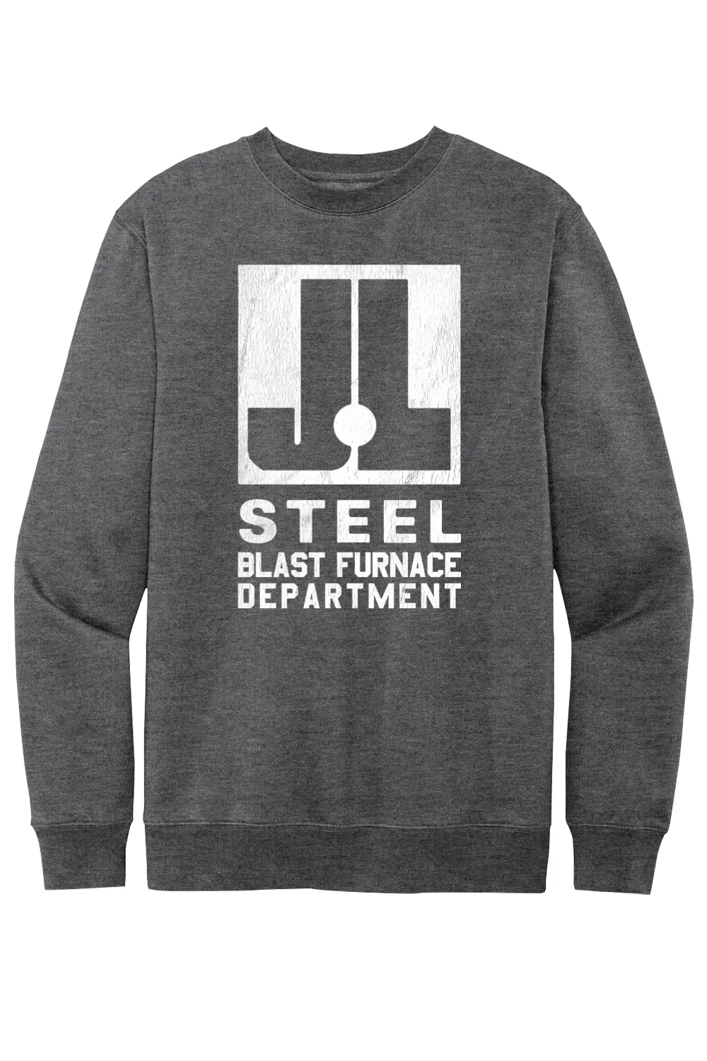 J&L Steel - Blast Furnace Department - Fleece Crew Sweatshirt