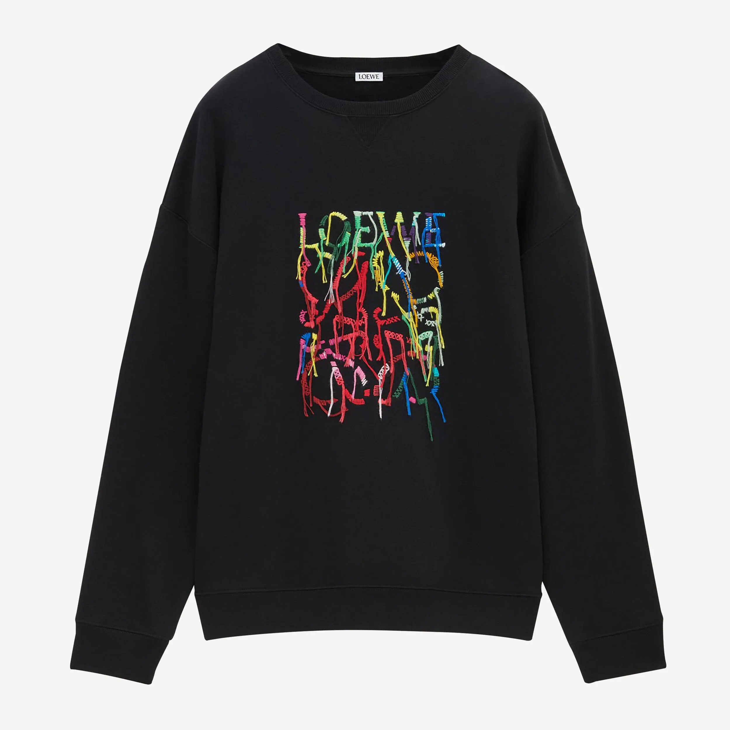 Loewe Embroidered Anagram Logo Sweatshirt