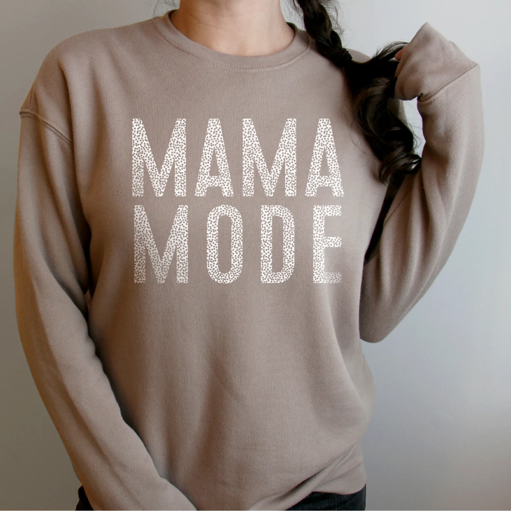 Mama Mode Tee Hoodie or Crewneck