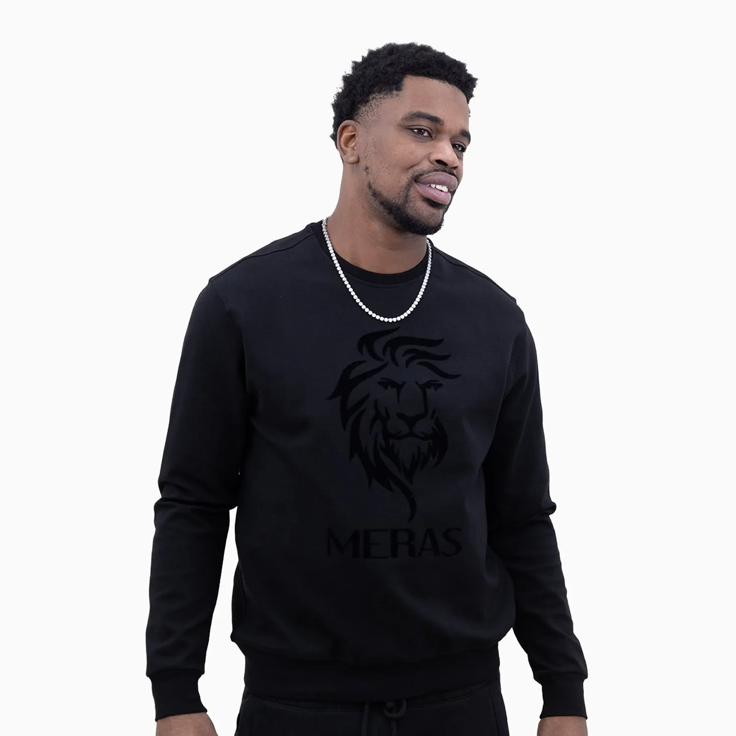 Men's Lion Crew Neck Sweatshirt