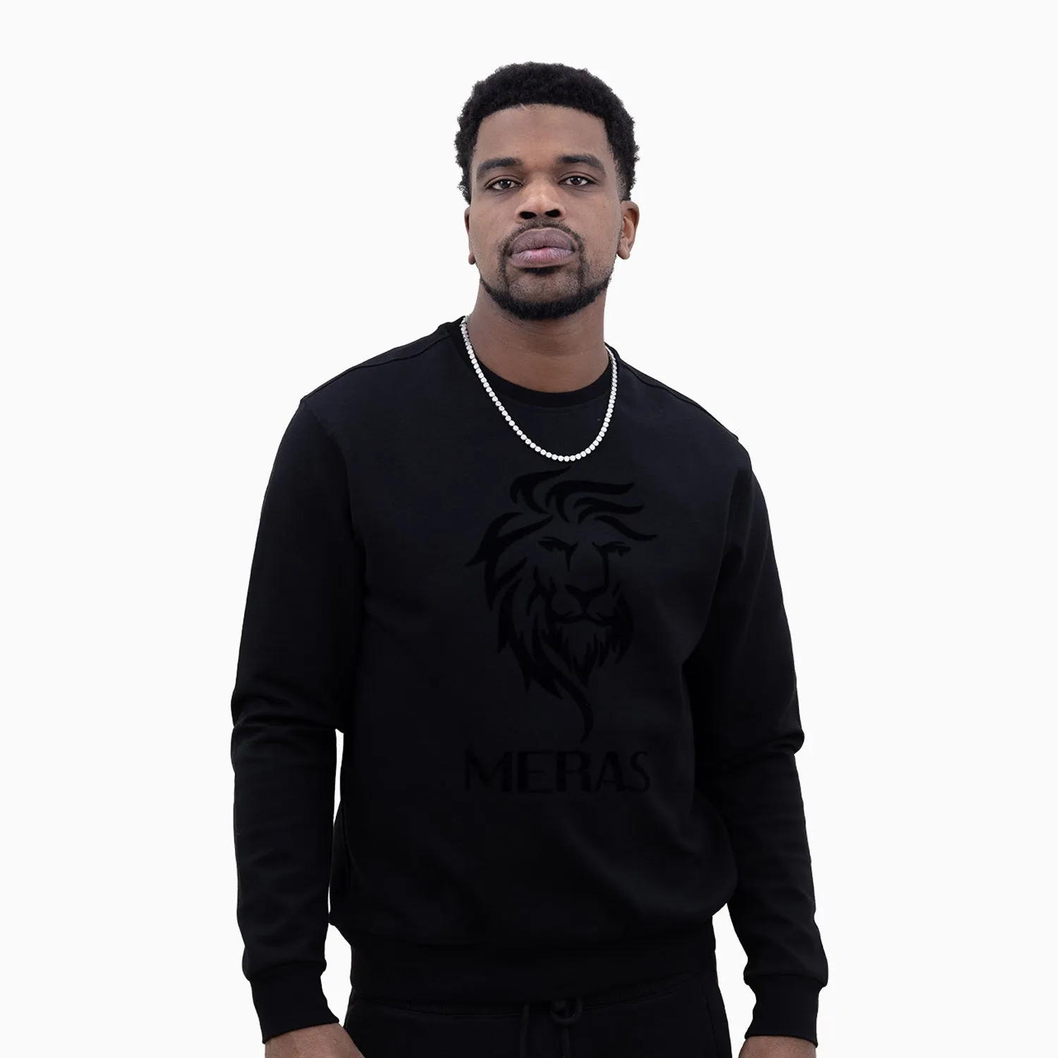 Men's Lion Crew Neck Sweatshirt