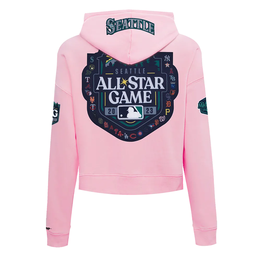 MLB ALL STAR 2023 WOMEN'S CROPPED PO HOODIE (PINK)