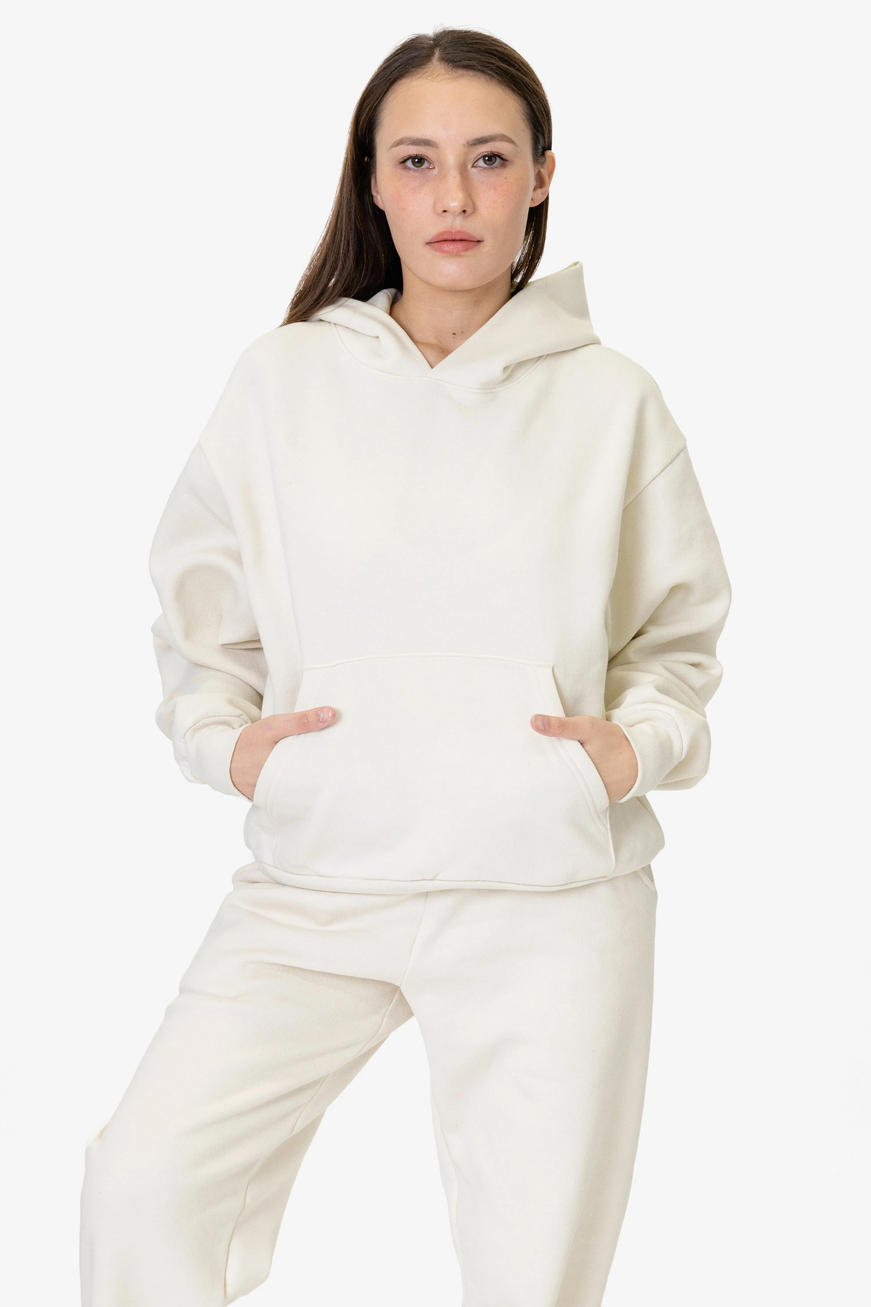 MWF1049 - 10 oz. Mid-weight Poly Cotton Fleece Wide Hoodie