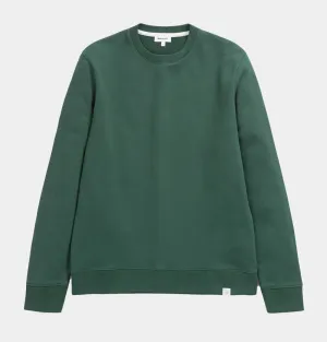 Norse Projects Classic Vagn Crew Sweatshirt in Dartmouth Green