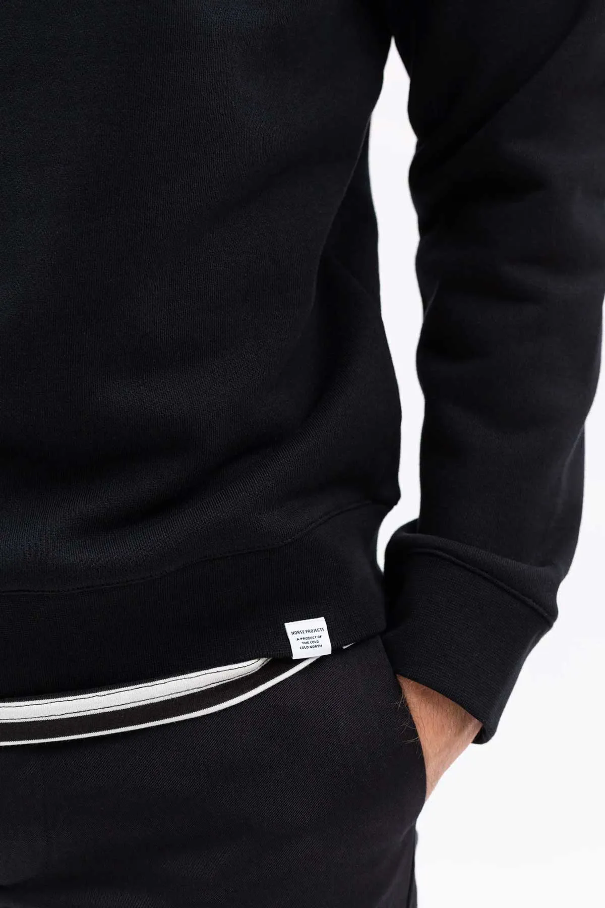 Norse Projects Vagn Classic Crew Sweatshirt in Black