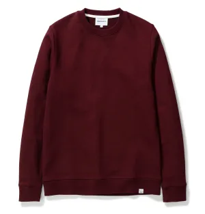 Norse Projects Vagn Classic Crew Sweatshirt - Mulberry Red