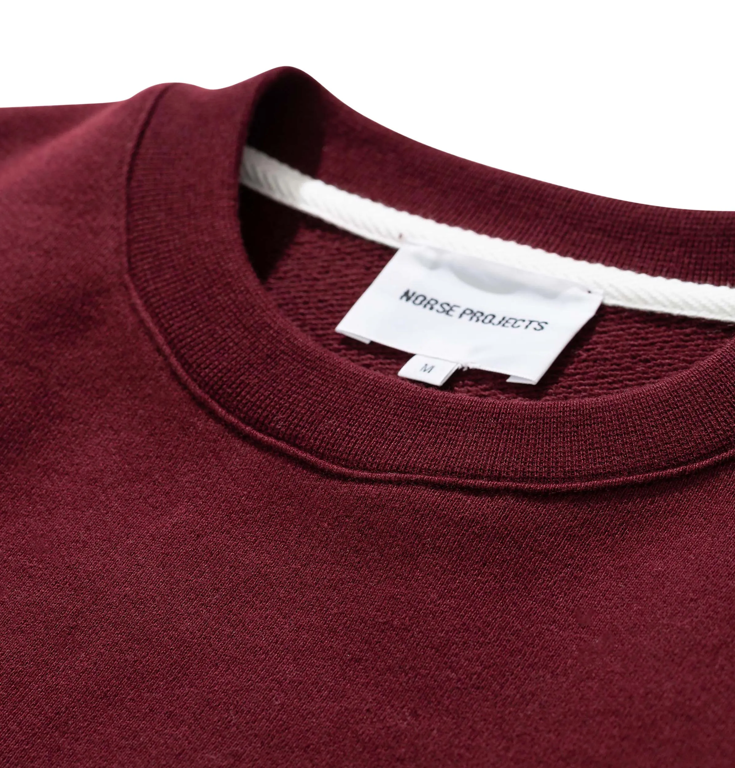 Norse Projects Vagn Classic Crew Sweatshirt - Mulberry Red