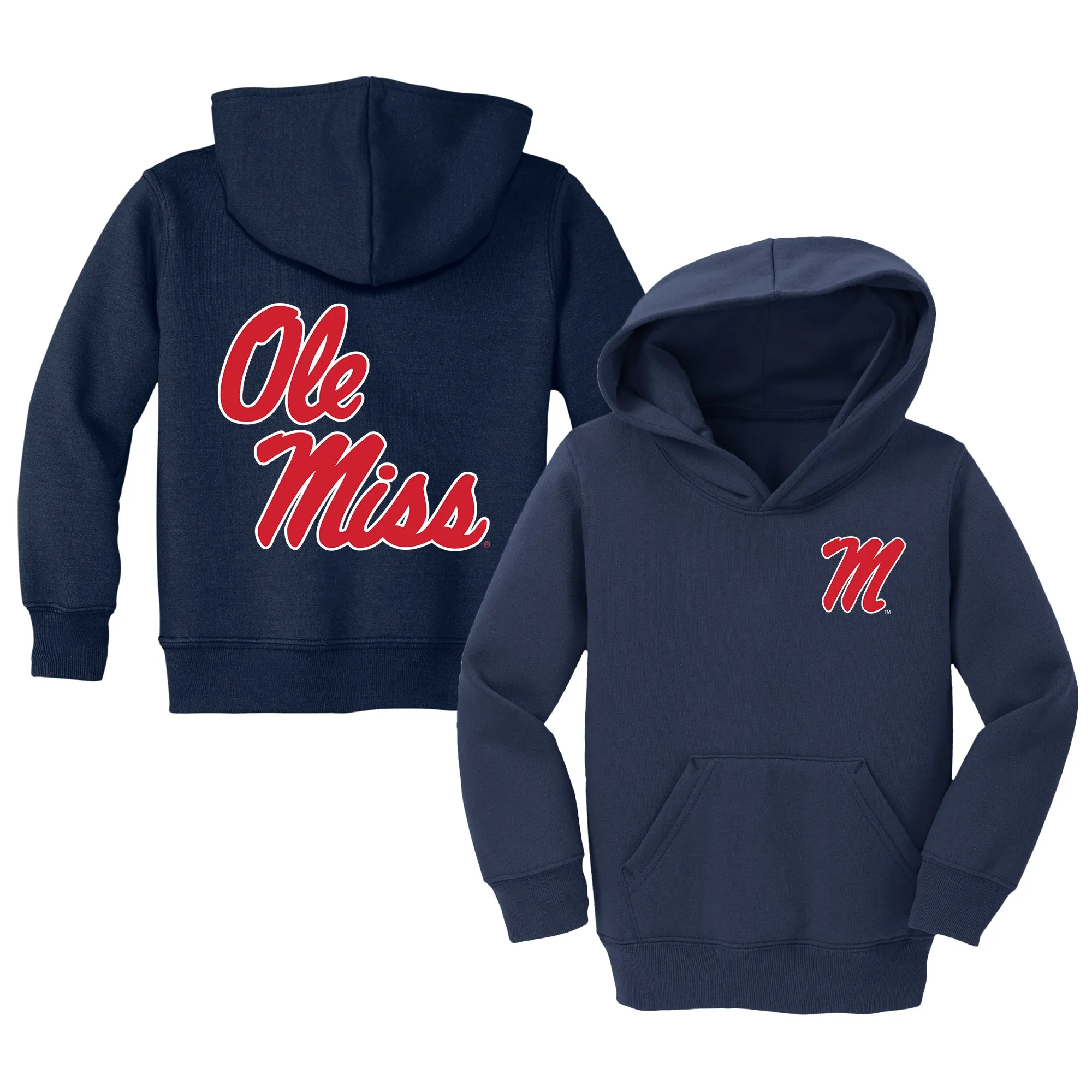 Ole Miss Rebels Logo Toddler Pullover Sweatshirt