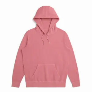 Organic French Terry Hoodie - Rosewood